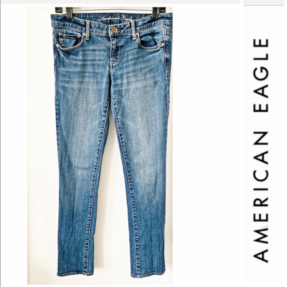 American Eagle Denim Skinny Jeans Size 6 - Picture 4 of 7